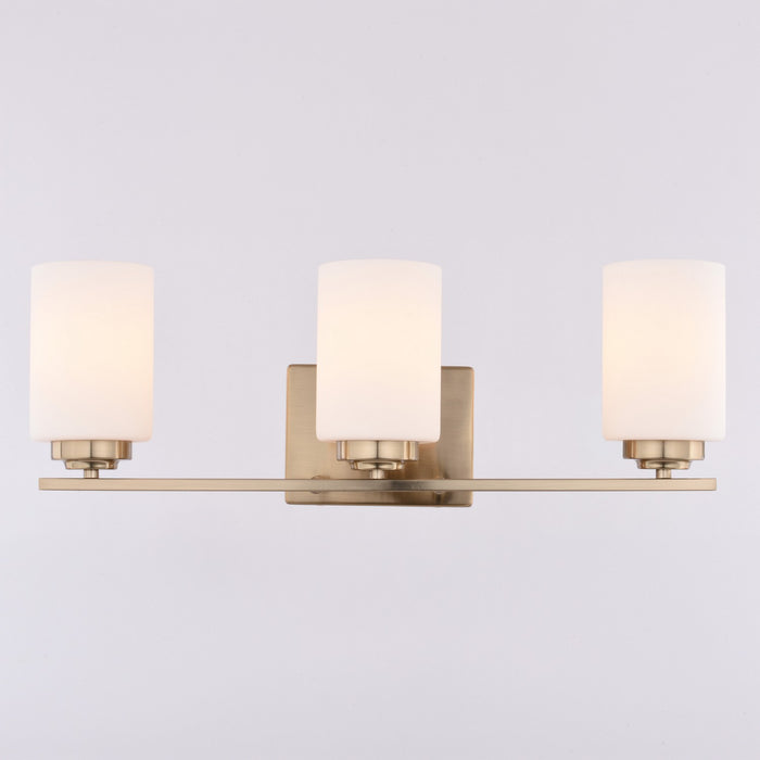 Vaxcel - W0572 - Three Light Vanity - Park Ridge - Champagne Gold