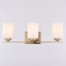 Vaxcel - W0572 - Three Light Vanity - Park Ridge - Champagne Gold