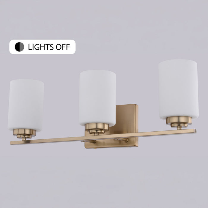 Vaxcel - W0572 - Three Light Vanity - Park Ridge - Champagne Gold