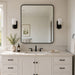 Vaxcel - W0573 - One Light Vanity - Laurelhurst - Matte Black