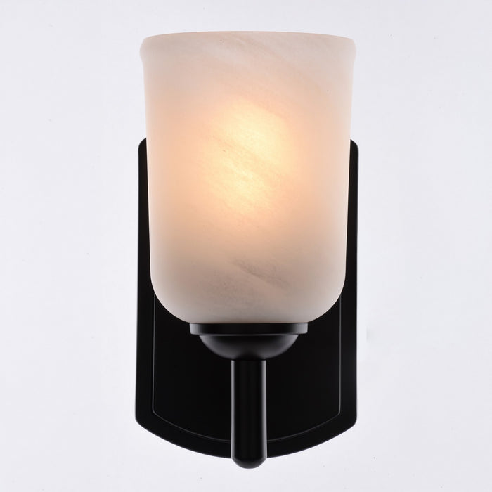 Vaxcel - W0573 - One Light Vanity - Laurelhurst - Matte Black