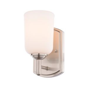 Vaxcel - W0574 - One Light Vanity - Laurelhurst - Satin Nickel