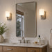 Vaxcel - W0574 - One Light Vanity - Laurelhurst - Satin Nickel