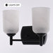 Vaxcel - W0575 - Two Light Vanity - Laurelhurst - Matte Black