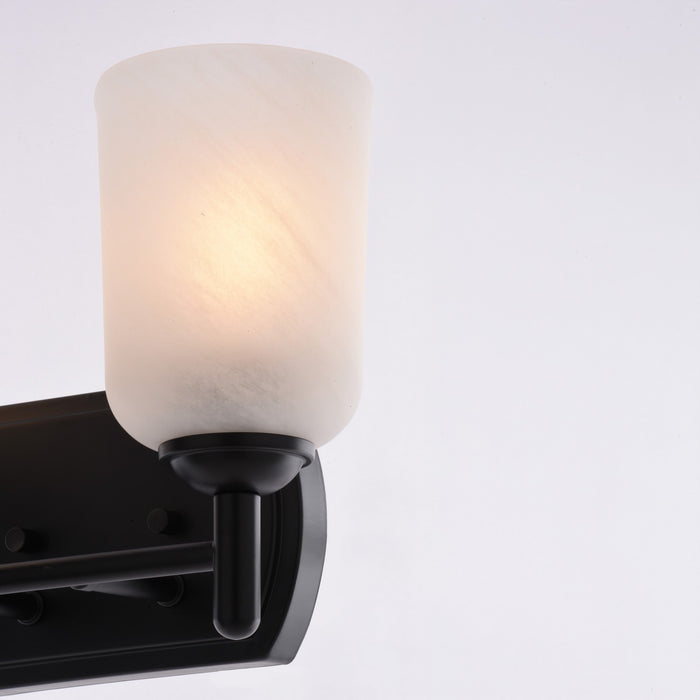 Vaxcel - W0575 - Two Light Vanity - Laurelhurst - Matte Black