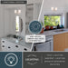 Vaxcel - W0576 - Two Light Vanity - Laurelhurst - Satin Nickel