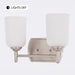 Vaxcel - W0576 - Two Light Vanity - Laurelhurst - Satin Nickel