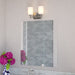 Vaxcel - W0576 - Two Light Vanity - Laurelhurst - Satin Nickel