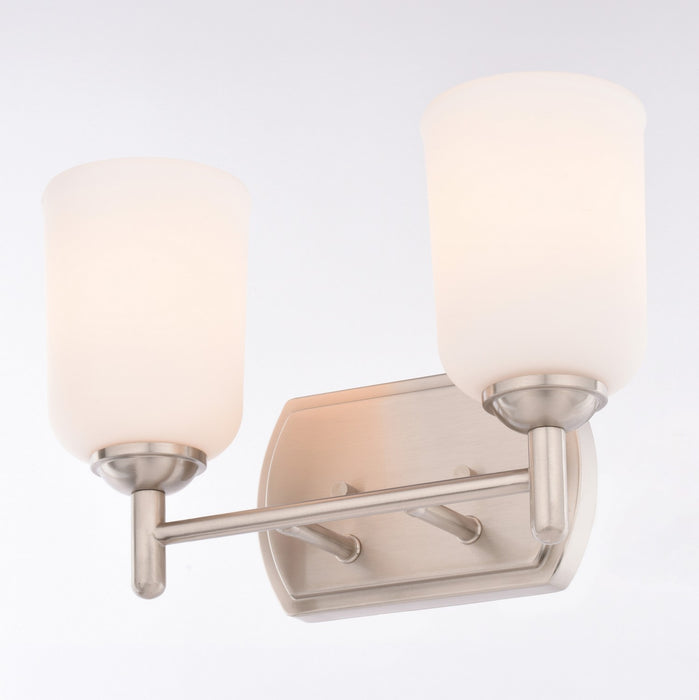 Vaxcel - W0576 - Two Light Vanity - Laurelhurst - Satin Nickel