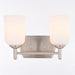Vaxcel - W0576 - Two Light Vanity - Laurelhurst - Satin Nickel