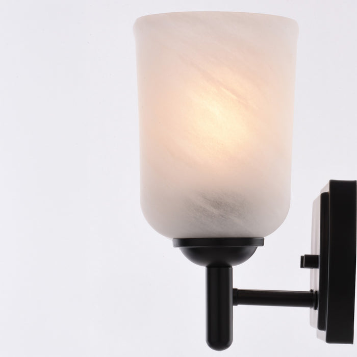Vaxcel - W0577 - Three Light Vanity - Laurelhurst - Matte Black