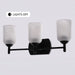 Vaxcel - W0577 - Three Light Vanity - Laurelhurst - Matte Black