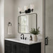 Vaxcel - W0577 - Three Light Vanity - Laurelhurst - Matte Black