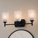 Vaxcel - W0577 - Three Light Vanity - Laurelhurst - Matte Black