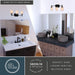 Vaxcel - W0577 - Three Light Vanity - Laurelhurst - Matte Black