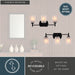 Vaxcel - W0577 - Three Light Vanity - Laurelhurst - Matte Black