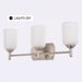 Vaxcel - W0578 - Three Light Vanity - Laurelhurst - Satin Nickel