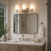 Vaxcel - W0578 - Three Light Vanity - Laurelhurst - Satin Nickel