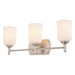 Vaxcel - W0578 - Three Light Vanity - Laurelhurst - Satin Nickel