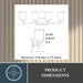 Vaxcel - W0579 - Four Light Vanity - Laurelhurst - Matte Black
