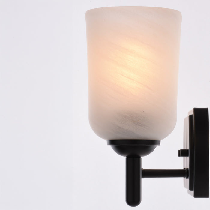 Vaxcel - W0579 - Four Light Vanity - Laurelhurst - Matte Black