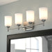 Vaxcel - W0580 - Four Light Vanity - Laurelhurst - Satin Nickel