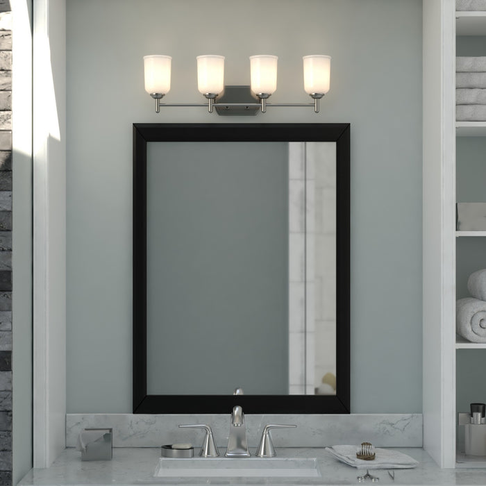Vaxcel - W0580 - Four Light Vanity - Laurelhurst - Satin Nickel