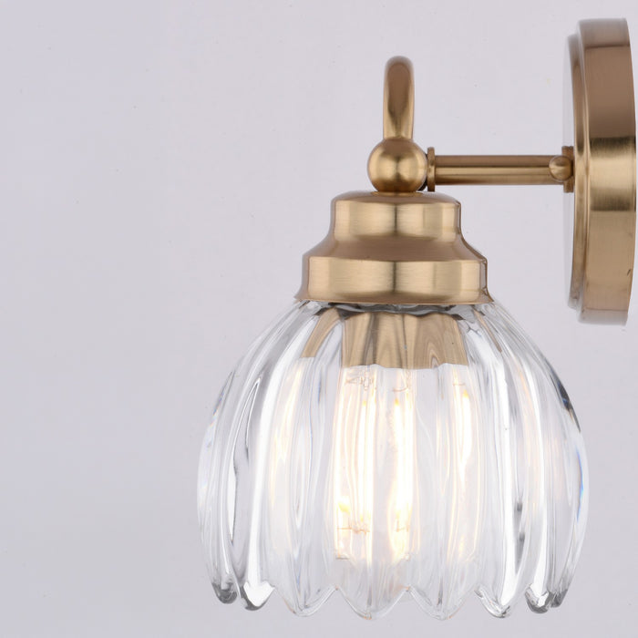 Vaxcel - W0581 - Three Light Vanity - Shirley - Champagne Gold