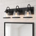 Vaxcel - W0583 - Three Light Vanity - Covington - Matte Black