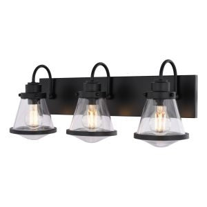Vaxcel - W0583 - Three Light Vanity - Covington - Matte Black