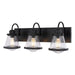 Vaxcel - W0583 - Three Light Vanity - Covington - Matte Black