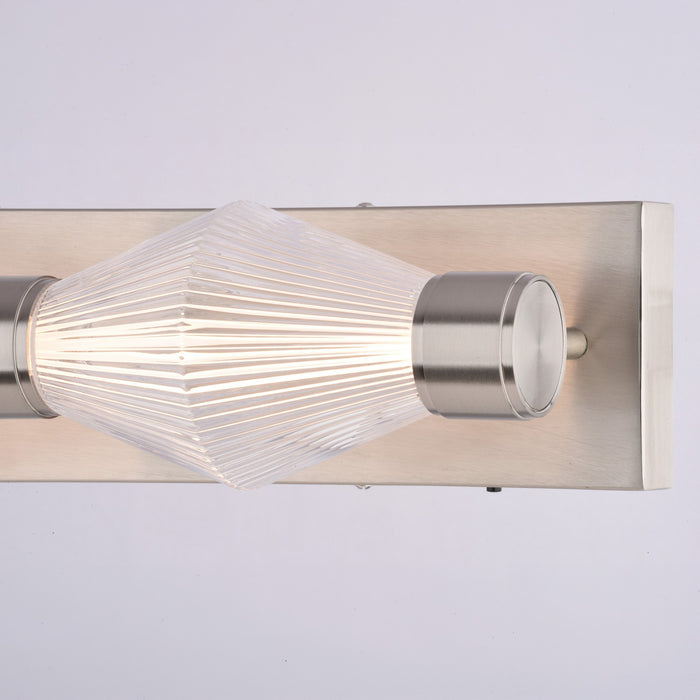 Vaxcel - W0587 - LED Vanity - Fairmont - Satin Nickel