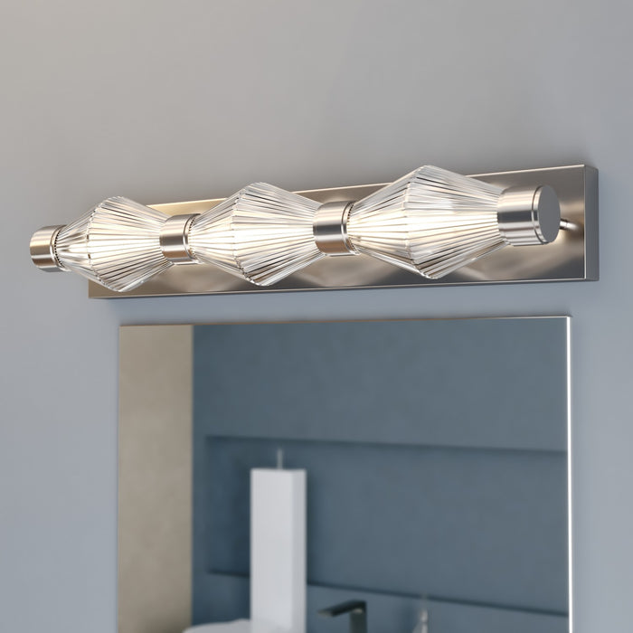 Vaxcel - W0587 - LED Vanity - Fairmont - Satin Nickel