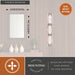 Vaxcel - W0587 - LED Vanity - Fairmont - Satin Nickel