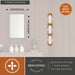 Vaxcel - W0588 - LED Vanity - Fairmont - Muted Brass