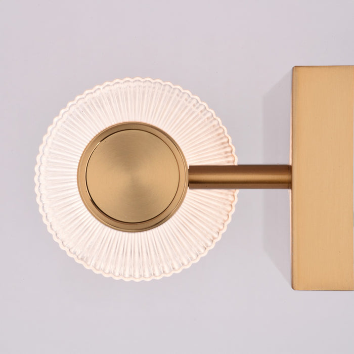 Vaxcel - W0588 - LED Vanity - Fairmont - Muted Brass