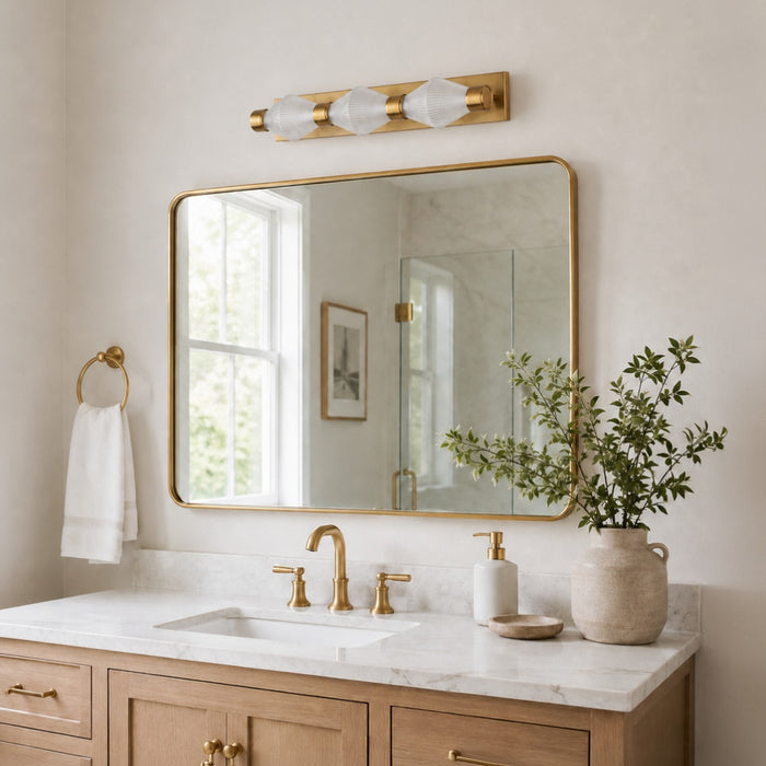 Vaxcel - W0588 - LED Vanity - Fairmont - Muted Brass