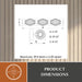 Vaxcel - W0588 - LED Vanity - Fairmont - Muted Brass