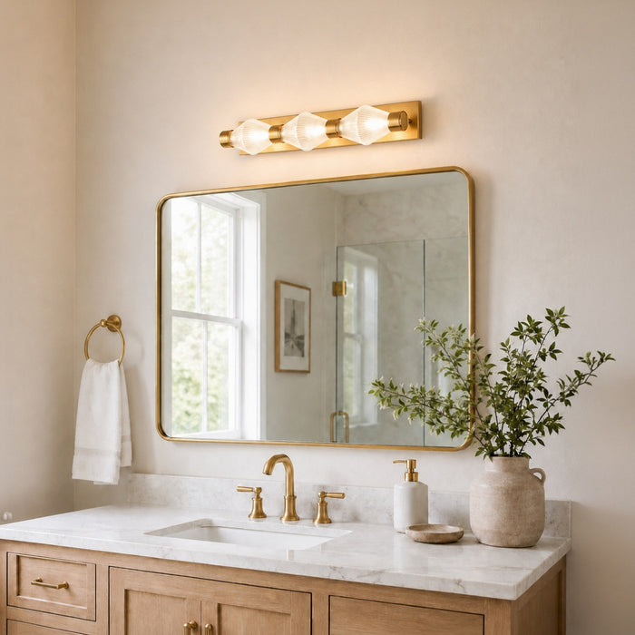 Vaxcel - W0588 - LED Vanity - Fairmont - Muted Brass