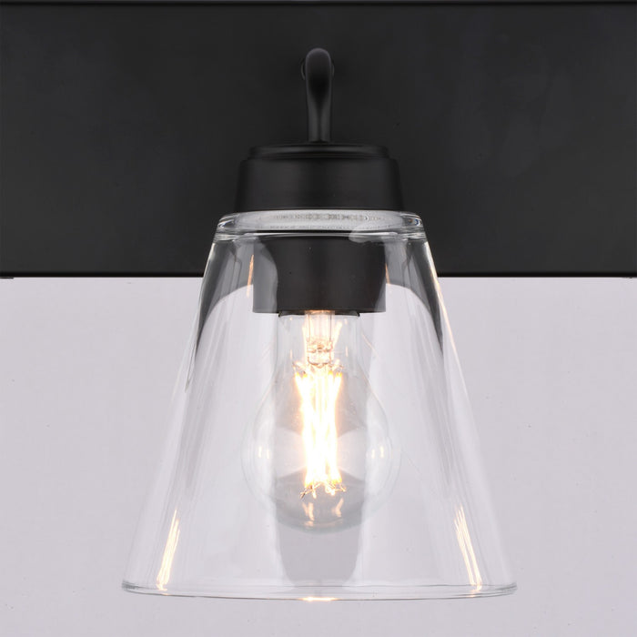 Vaxcel - W0589 - Three Light Vanity - Lowell - Matte Black