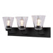 Vaxcel - W0589 - Three Light Vanity - Lowell - Matte Black