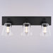 Vaxcel - W0589 - Three Light Vanity - Lowell - Matte Black