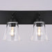 Vaxcel - W0590 - Four Light Vanity - Lowell - Matte Black
