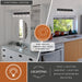 Vaxcel - W0591 - Five Light Vanity - Lowell - Matte Black