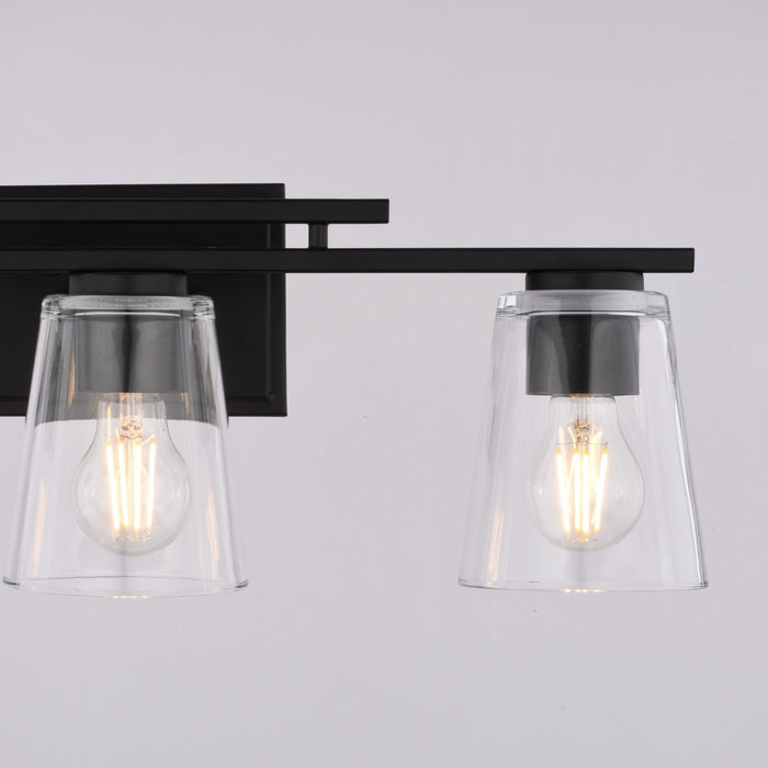 Vaxcel - W0592 - Three Light Vanity - Sedona - Matte Black