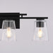 Vaxcel - W0592 - Three Light Vanity - Sedona - Matte Black