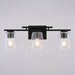 Vaxcel - W0592 - Three Light Vanity - Sedona - Matte Black
