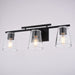 Vaxcel - W0592 - Three Light Vanity - Sedona - Matte Black