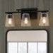 Vaxcel - W0592 - Three Light Vanity - Sedona - Matte Black