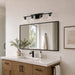 Vaxcel - W0593 - Four Light Vanity - Sedona - Matte Black